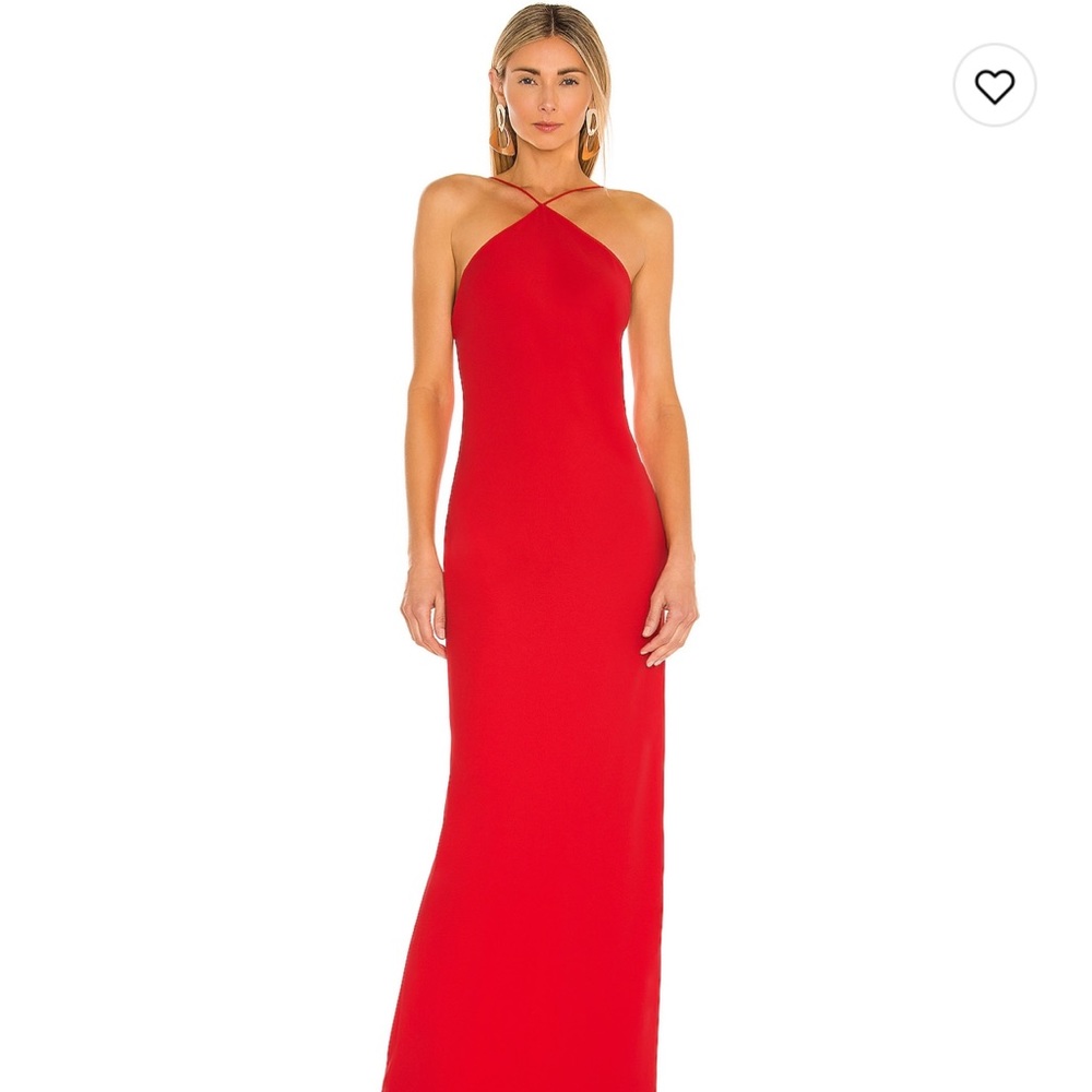 Amanda Uprichard x Riesling gown, size small, color: lipstick.